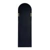 HomeLoft Basics Gold 65x22 inch Metal Arch Stand Full Length Mirror view 2