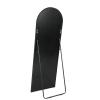 HomeLoft Basics Gold 65x22 inch Metal Arch Stand Full Length Mirror view 4