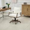 Computer Chair Office Chair Adjustable Swivel Chair Fabric Seat Home Study Chair view 1