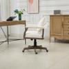 Computer Chair Office Chair Adjustable Swivel Chair Fabric Seat Home Study Chair view 3
