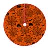 Halloween Tree Skirt 30 Inch Pumpkins Spider Web Bats Stars Holiday Tree Skirts for Fall Christmas Tree Decoration view 1