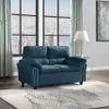 2 Seat Cloud Couch Loveseat Sofa for Living Room, Bedroom, Office, Blue view 4