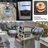 YLFFFZZZ Roof Wind Turbines Cap Vent Unpowered Rotation - 4Inch 10Inch 12Inch Air Vent Outlet - Turbines Vent Cap No Noise Rotation by Wind/air - Easy to Install Rainproof Ventilator Chimney Farm view 2