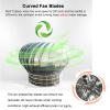 YLFFFZZZ Roof Wind Turbines Cap Vent Unpowered Rotation - 4Inch 10Inch 12Inch Air Vent Outlet - Turbines Vent Cap No Noise Rotation by Wind/air - Easy to Install Rainproof Ventilator Chimney Farm view 3