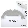 BCWBLWE 3 PCS Washable Microfiber Cloths ReplacementGrayCompatible for Dreame BOT Z210 Pro, D10 Plus, L10 PlusRobot Vacuum Cleaner Parts, fu88yyun01 view 2