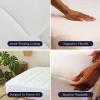 SLUMBER CLOUD Cooling Performance Mattress Pad - Twin - NASA-Technology, Temperature-Regulating Bedding, Designed for Hot Sleepers and Night Sweats view 4