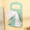 Foldable Laundry Basket Wall Mounted Dirty Clothes Basket Storage, Foldable Design Easy Storage for Bedroom, Bathroom (Large Light Green) view 4