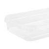 16 oz Rectangular Clear Food Storage Containers with Lids - Stackable, Tamper Proof, BPA Free, Recyclable, Space Saver, Airtight Container, Kitchen Storage, Meal Prep, Take Out, Deli Container (15) view 2