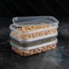 16 oz Rectangular Clear Food Storage Containers with Lids - Stackable, Tamper Proof, BPA Free, Recyclable, Space Saver, Airtight Container, Kitchen Storage, Meal Prep, Take Out, Deli Container (15) view 3