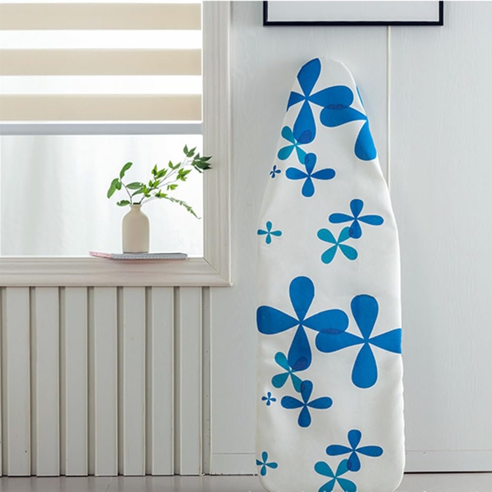 ZYXQQJ Cotton Iron Board Cover 34x17in 53x22in 58x19in Replacement Cover for Iron Board Makes Your Ironing Job A Lot Easier and Save(Quatrefoils,58x19in)