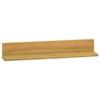YELWHI Wall Shelves 2 pcs 23.6"x3.9"x3.9" Solid Wood Teak,Premium Solid Teak Wood Floating Shelves for Versatile Wall Storage and Organization view 3