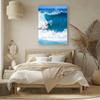 JYzymuth Good wave catcher Surfer beach posters coastal wall art Summer Ocean SeascapesTrendy Canvas Prints Bedroom Living Room Bathroom for Beach Lovers Pictures decor 24x36inch Unframed, style-7 view 4