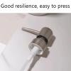 Ceramic Soap Dispenser Manual Liquid Pump Bottles Countertop Shower Pump Dispenser Refillable for Bathroom Kitchen view 3