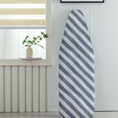 ZYXQQJ Cotton Iron Board Cover 34x17in 53x22in 58x19in Replacement Cover for Iron Board Makes Your Ironing Job A Lot Easier and Save(Diagonal Stripes,53x22in)