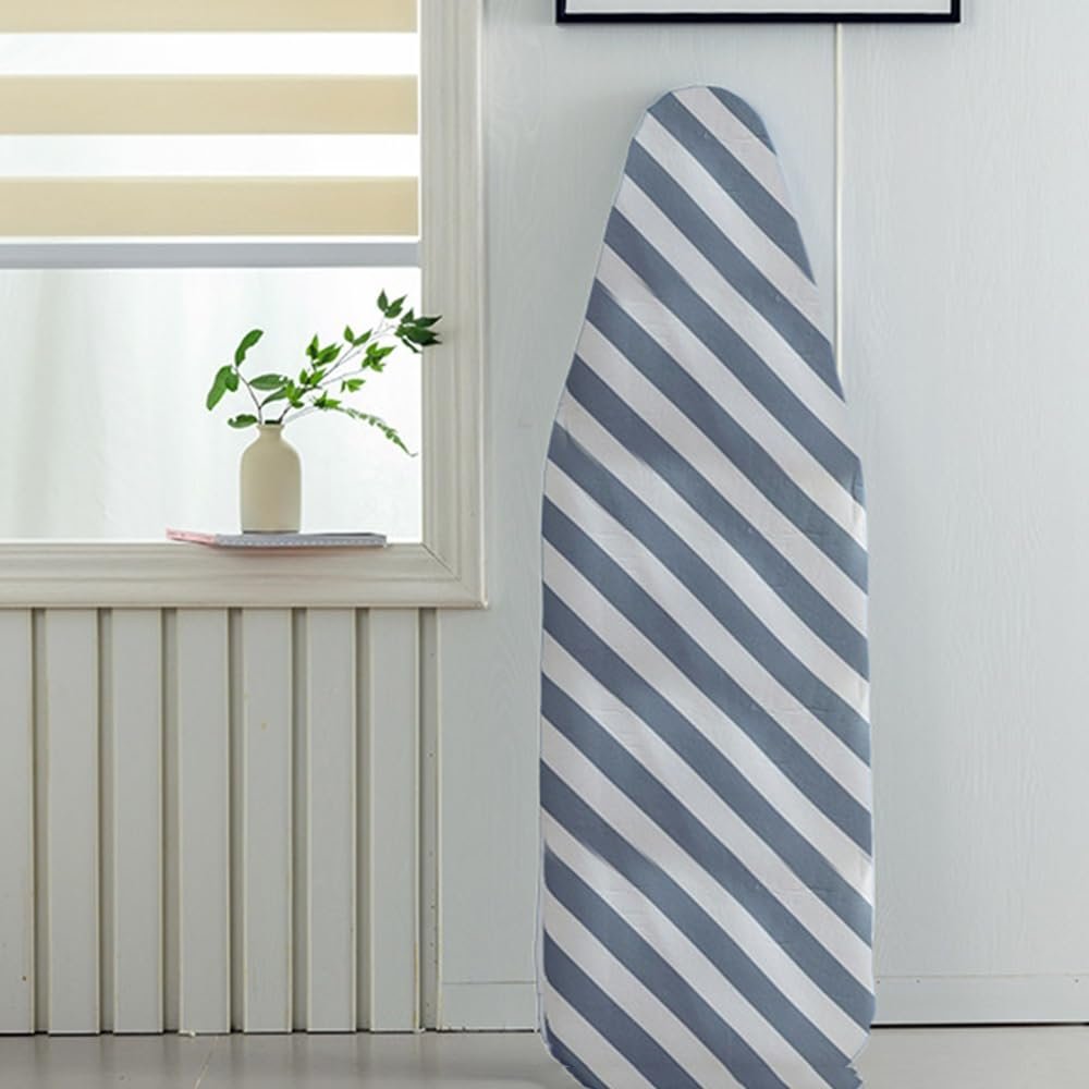 ZYXQQJ Cotton Iron Board Cover 34x17in 53x22in 58x19in Replacement Cover for Iron Board Makes Your Ironing Job A Lot Easier and Save(Diagonal Stripes,53x22in)