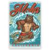 JYzymuth Aloha California Surfing beach posters coastal wall art Summer Ocean SeascapesTrendy Canvas Prints Bedroom Living Room Bathroom for Beach Lovers Pictures decor 20x30inch Unframed, style-2 view 1