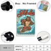 JYzymuth Aloha California Surfing beach posters coastal wall art Summer Ocean SeascapesTrendy Canvas Prints Bedroom Living Room Bathroom for Beach Lovers Pictures decor 20x30inch Unframed, style-2 view 2