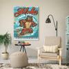 JYzymuth Aloha California Surfing beach posters coastal wall art Summer Ocean SeascapesTrendy Canvas Prints Bedroom Living Room Bathroom for Beach Lovers Pictures decor 20x30inch Unframed, style-2 view 3