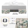 Bed Skirt King Size - 16 Inch Drop Summer Palm Trees Adjustable Elastic Dust Ruffles Bed Sheet Skirts, Vintage Botanical Tropical Leaves Luxury Microfiber Wrap Around Pleated Bed Skirt view 4