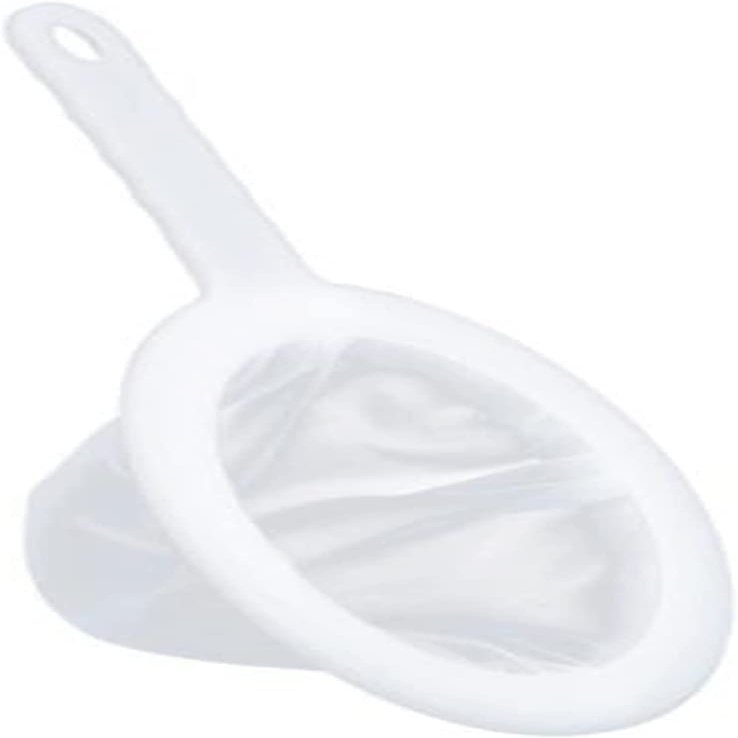 NPQPNAFC sieves GIZTAT,Coffee Filters Kitchen Ultra-Fine Nylon Mesh Strainer Sieve Spoon Separation Net for Soy Milk Coffee Milk Honey Yogurt Juice Sieve