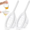 NPQPNAFC sieves GIZTAT,Coffee Filters Kitchen Ultra-Fine Nylon Mesh Strainer Sieve Spoon Separation Net for Soy Milk Coffee Milk Honey Yogurt Juice Sieve view 3