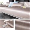 Icegrey Ice Silk Couch Cushion Covers, Summer Cooling Sofa Cover, Furniture Protector for Pets Couch Cover, Coffee 2, 44"x64" view 2