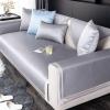 Icegrey Ice Silk Couch Cushion Covers, Summer Cooling Sofa Cover, Furniture Protector for Pets Couch Cover, Grey 2, 36"x28" view 3