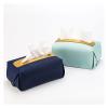 KarFri Paper Box Tissue Box Home Nordic Style ins Living Room Coffee Table Simple Leather Tissue Set car Tissue Storage(Black) view 4