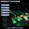 BrickBling Light Kit Compatible with Lego Creator 3in1 T. rex, Creative Lighting Compatible with Lego 31151, Great Gift for Boys and Girls(Lights Only, No Bricks) view 2