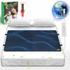 Grounding Mat for Bed, Grounding Pad for Sleep, Anti-Slip PU Leather Grounding Mattress with Grounding Cord, 27''76, King view 1
