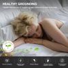 Grounding Mat for Bed, Grounding Pad for Sleep, Anti-Slip PU Leather Grounding Mattress with Grounding Cord, 27''76, King view 2