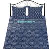 Sophia-Art Bohemian Hand Block Ajrak Vintage Print Bedspread Kantha Bed Cover, Sofa Cover Hand Stitch Throw Quilt (Blue Patch Print, King 90 * 108 Inches with Sham Cover) view 1