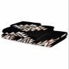 Black Aztec Bathroom Towel Set,Microfiber Bath Kitchen Beach Hand Dish Towels Set,Quick Dry Soft Decorative Towels+Set Clearance Prime Bulk Accessories Decor(3-PC) Geometric Geometric Boho Moroccan view 2
