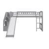 Merax Twin Size Loft Bed Bedframe with Two Drawers,Convertible Slide and Ladder for Boys and Girls view 4
