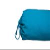 2 Pcs Cervical Neck Roll Pillow Cover with Drawstring Closures Round Neck Roll Pillow Case Cotton Bolster Pillowcases for Cylindrical Cushion (Turquoise Blue, 6X 20 inch (15 x 50.5 cm)) view 2