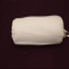 2 Pcs Cervical Neck Roll Pillow Cover with Drawstring Closures Round Neck Roll Pillow Case Cotton Bolster Pillowcases for Cylindrical Cushion (Ivory, 6X 20 inch (15 x 50.5 cm)) view 3