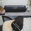 2 Pcs Cervical Neck Roll Pillow Cover with Drawstring Closures Round Neck Roll Pillow Case Cotton Bolster Pillowcases for Cylindrical Cushion (Wine, 6 x26 inch (15 x 66 cm)) view 2