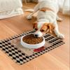Coffee Theme Bath Mat for Tub,Non Slip Bathroom Floor Runner Rug Quick Dry&Absorbent Diatomaceous Earth Shower Sink Bedroom Kitchen Living Room Doormat 16"x24" Retro Plaid Coffee Cup Coffee Beans view 4