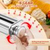 3 PCS Pasta Attachment for all KitchenAid Stand Mixer, Classic Pasta Maker Set Included Pasta Roller, Spaghetti Cutter and Fettuccine Cutter, Durable Pasta maker accessories view 4