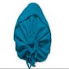 2 Pcs Cervical Neck Roll Pillow Cover with Drawstring Closures Round Neck Roll Pillow Case Cotton Bolster Pillowcases for Cylindrical Cushion (Turquoise Blue, 6 x 30 inch (15 x 76 cm)) view 4