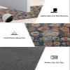 Blue Flower Print Bath Mat for Tub,Non Slip Bathroom Floor Runner Rug Quick Dry&Absorbent Diatomaceous Earth Shower Sink Bedroom Kitchen Living Room Doormat 24"x36" Farmhouse Boho Decorative Patterns view 2