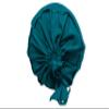 2 Pcs Cervical Neck Roll Pillow Cover with Drawstring Closures Round Neck Roll Pillow Case Cotton Bolster Pillowcases for Cylindrical Cushion (Teal Blue, 6X 24 inch (15x 60 cm)) view 1