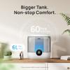 DREO 6L Top Fill Humidifiers for Bedroom, 60H Runtime 28 dB Quiet Supersized Cool Mist Air Humidifiers for Large Room, Baby Nursery, Plant, Indoor, Night Light, Easy to Clean, Precise Humidity Control view 3