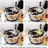 BTURYT Gnocchi Machine, Pasta Cooker Set with Basket Strainer with Three Inserts and Lid, Stainless Steel Pasta Pot for Gnocchi Di Pasta and Vegetables view 4