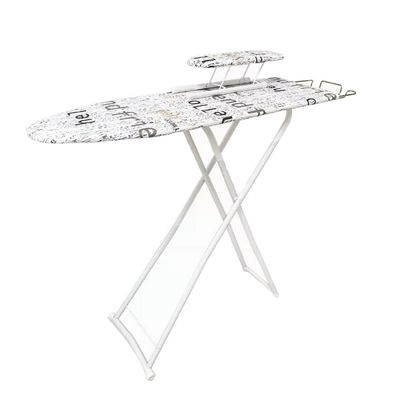 CMYCYDDPLY Ironing Board Full Size, Foldable Ironing Board, Compact Ironing Board, Adjustable Height, with Iron Rest, for Dorm Home, Laundry Room