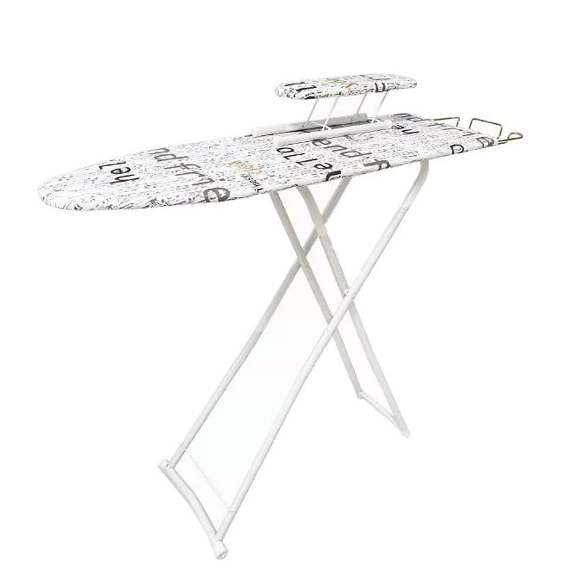CMYCYDDPLY Ironing Board Full Size, Foldable Ironing Board, Compact Ironing Board, Adjustable Height, with Iron Rest, for Dorm Home, Laundry Room