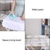CMYCYDDPLY Ironing Board Full Size, Foldable Ironing Board, Compact Ironing Board, Adjustable Height, with Iron Rest, for Dorm Home, Laundry Room view 3