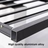 Air conditioner outdoor unit protective cover, Aluminum air conditioner and heat pump covers, fence to hide air conditioner, outer materia, Suitable for indoor and outdoor (White Flat Roof 100*50*70c view 3