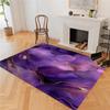 Abstract Ink Painting Marble Texture Area Rug 2x3, Washable Non Slip Area Rugs Non-Shedding & Easy Care, Ideal for High Traffic Areas in Living Room Bedroom, Kitchen - Purple Low-Pile Indoor Carpet view 4