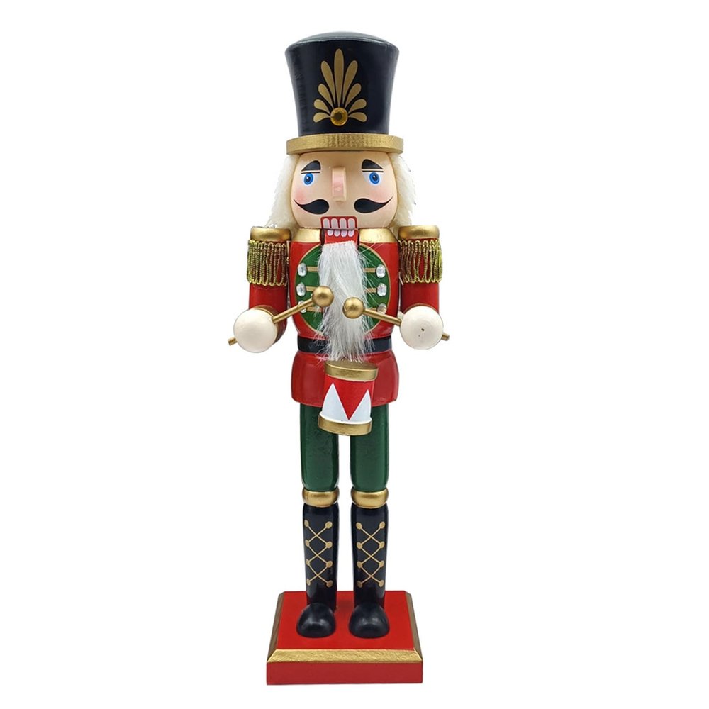 Wood Christmas Nutcrackers King Soldier Nut Cracker Figure Cracker For Christmas Holiday Party Gift